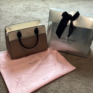 Kate Spade Cream and Black Women's Bag